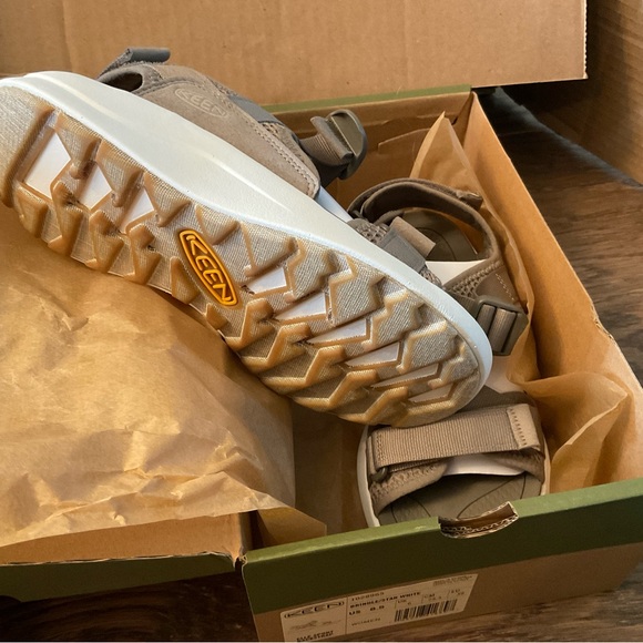 Women's Elle Sport Backstrap Sandal Slide
Size 8.5 NEW 
Brindle/Star White - Picture 6 of 8